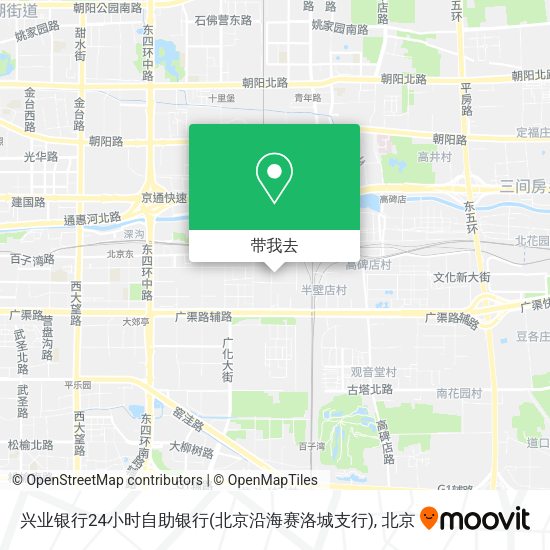 兴业银行24小时自助银行(北京沿海赛洛城支行)地图