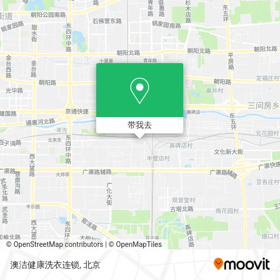 澳洁健康洗衣连锁地图