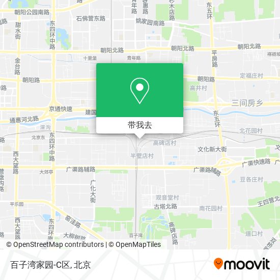 百子湾家园-C区地图