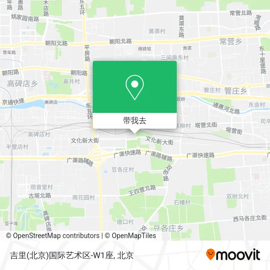 吉里(北京)国际艺术区-W1座地图