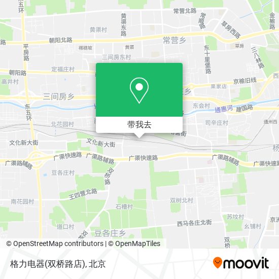 格力电器(双桥路店)地图