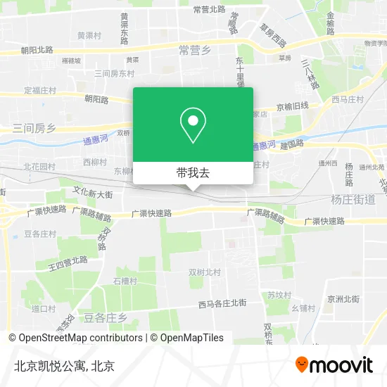 北京凯悦公寓地图