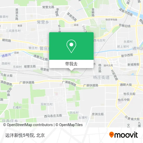 远洋新悦5号院地图