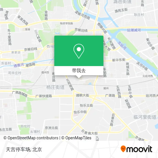 天宫停车场地图