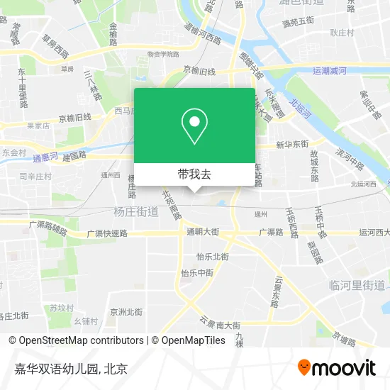 嘉华双语幼儿园地图