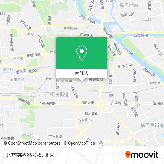 北苑南路26号楼地图