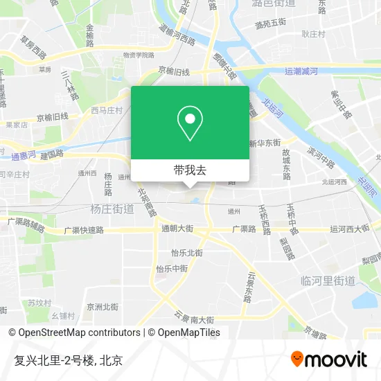 复兴北里-2号楼地图