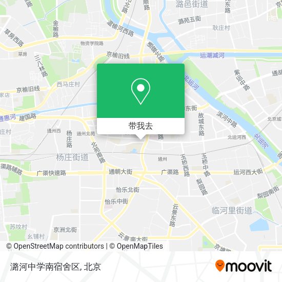潞河中学南宿舍区地图