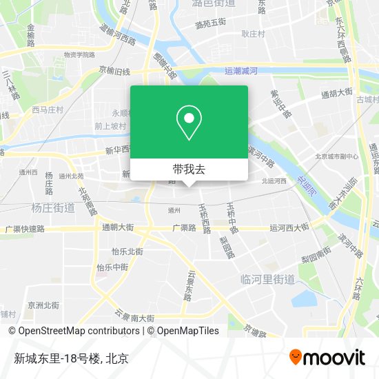 新城东里-18号楼地图