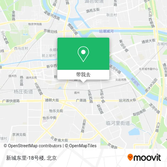 新城东里-18号楼地图