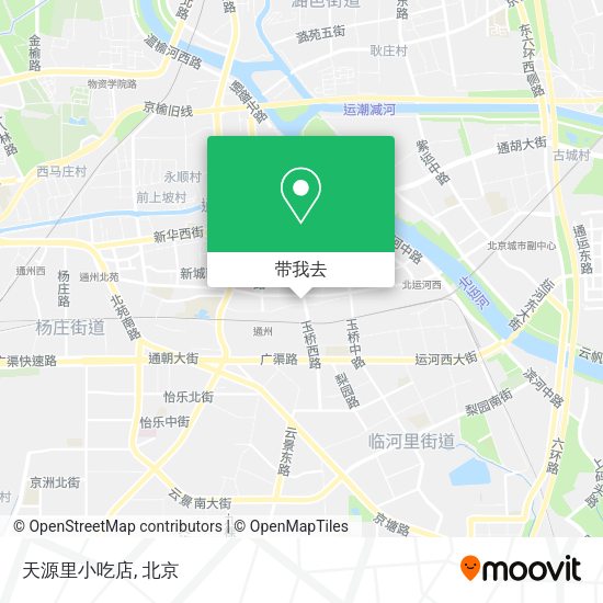 天源里小吃店地图