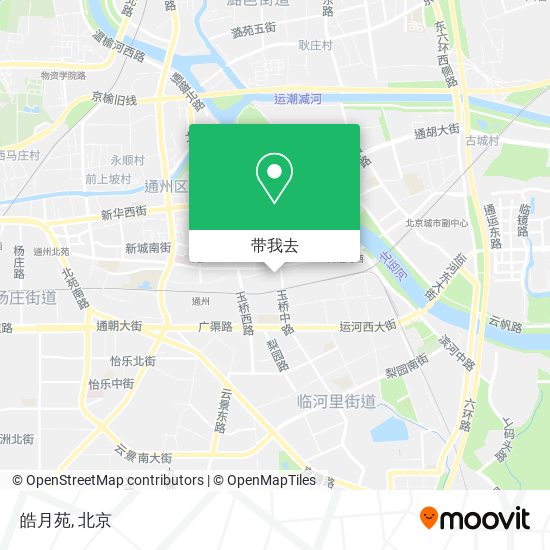 皓月苑地图