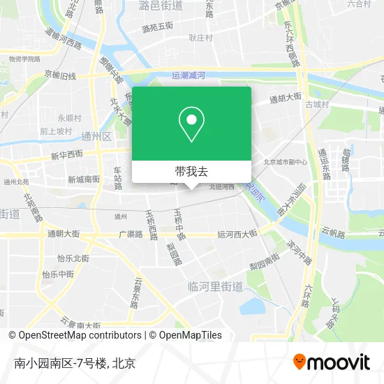 南小园南区-7号楼地图