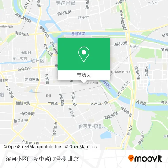滨河小区(玉桥中路)-7号楼地图