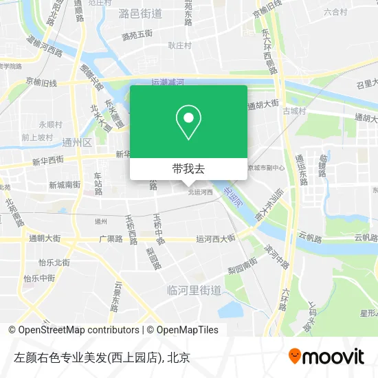 左颜右色专业美发(西上园店)地图