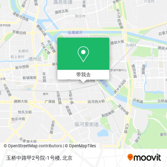 玉桥中路甲2号院-1号楼地图