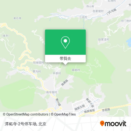 潭柘寺-2号停车场地图