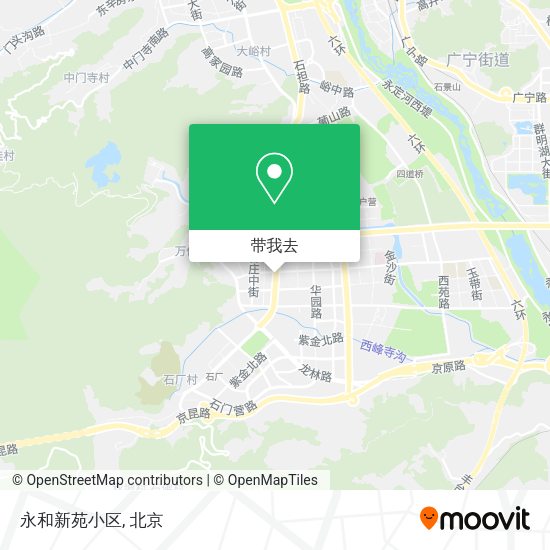 永和新苑小区地图