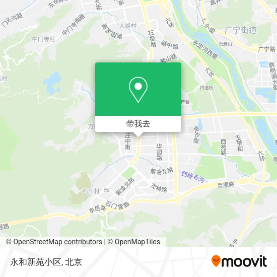 永和新苑小区地图