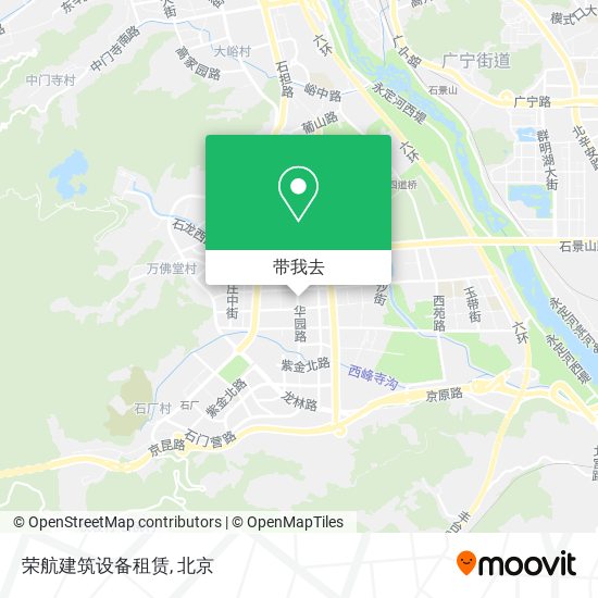 荣航建筑设备租赁地图