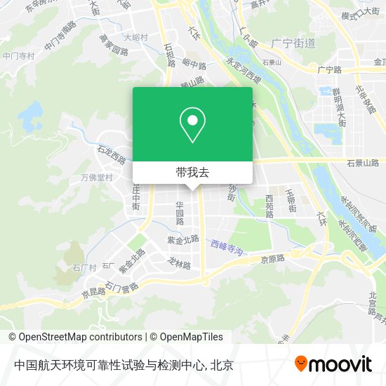 中国航天环境可靠性试验与检测中心地图