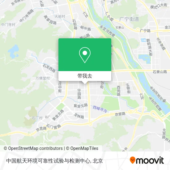 中国航天环境可靠性试验与检测中心地图