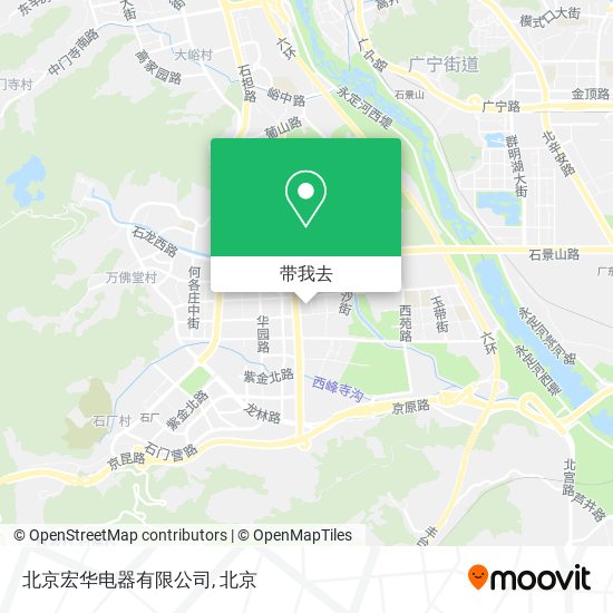 北京宏华电器有限公司地图