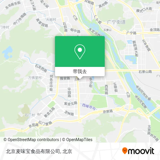北京麦味宝食品有限公司地图