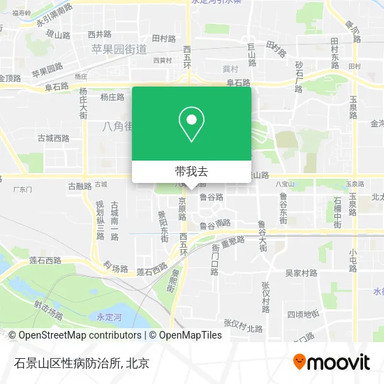 石景山区性病防治所地图
