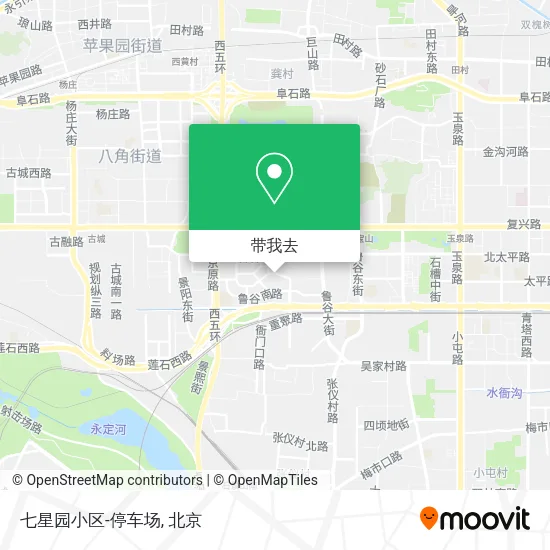 七星园小区-停车场地图