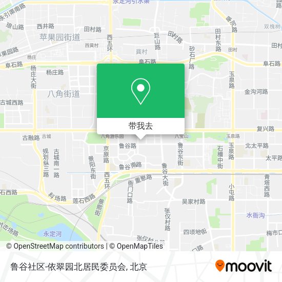 鲁谷社区-依翠园北居民委员会地图