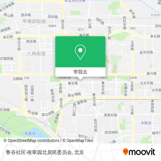 鲁谷社区-依翠园北居民委员会地图