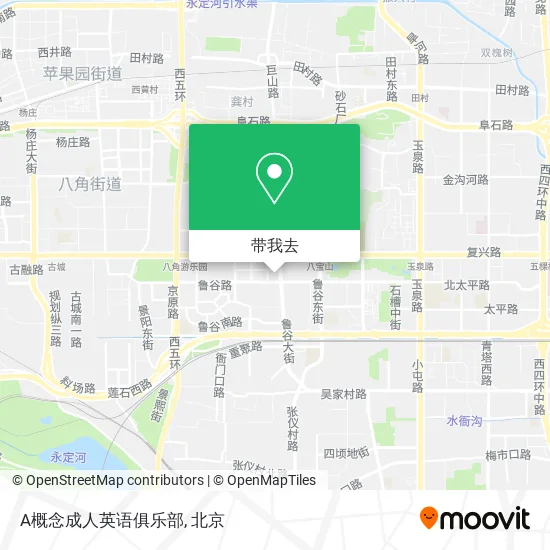 A概念成人英语俱乐部地图