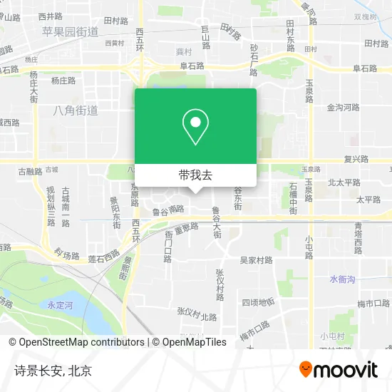 诗景长安地图