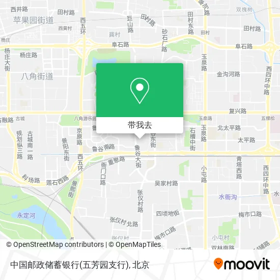 中国邮政储蓄银行(五芳园支行)地图