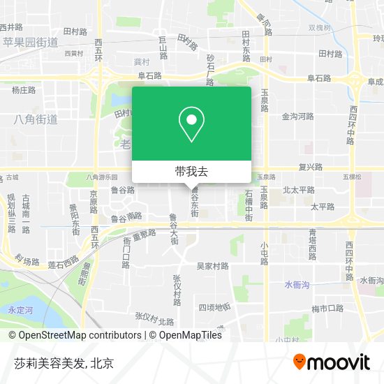 莎莉美容美发地图