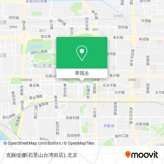 克丽缇娜(石景山台湾街店)地图