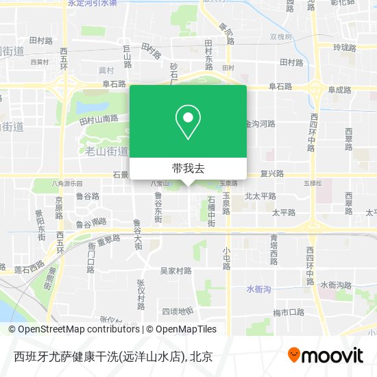 西班牙尤萨健康干洗(远洋山水店)地图