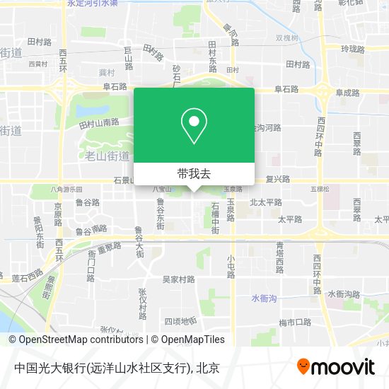 中国光大银行(远洋山水社区支行)地图
