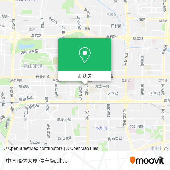 中国瑞达大厦-停车场地图