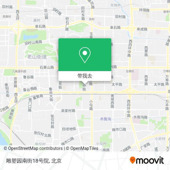 雕塑园南街18号院地图
