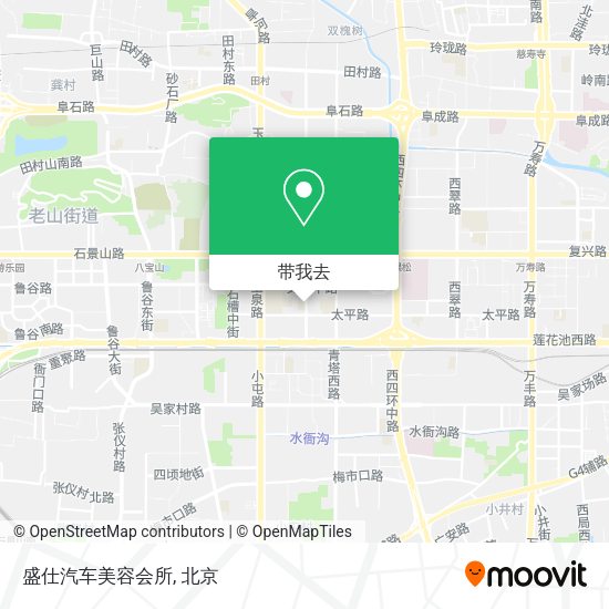 盛仕汽车美容会所地图