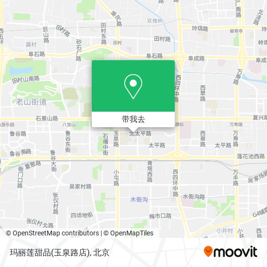 玛丽莲甜品(玉泉路店)地图