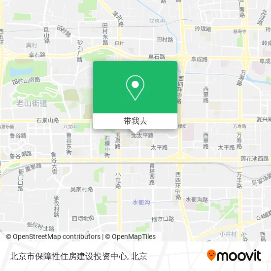 北京市保障性住房建设投资中心地图