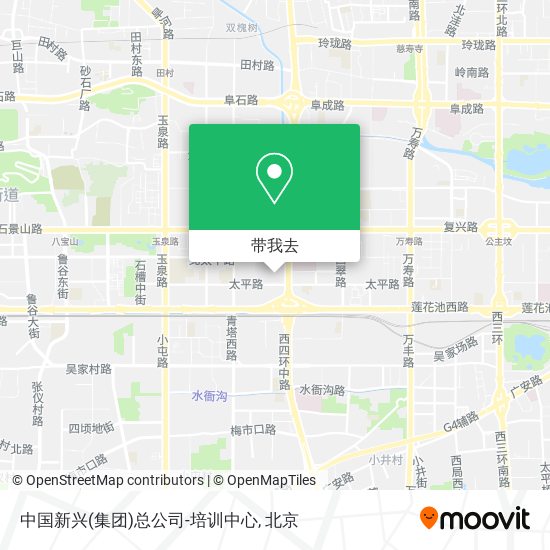 中国新兴(集团)总公司-培训中心地图
