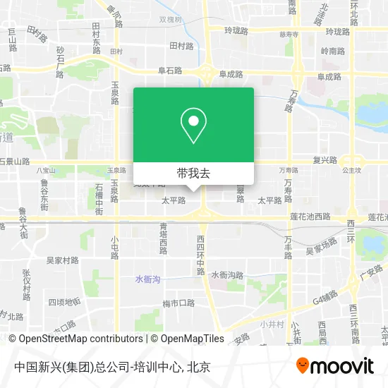中国新兴(集团)总公司-培训中心地图