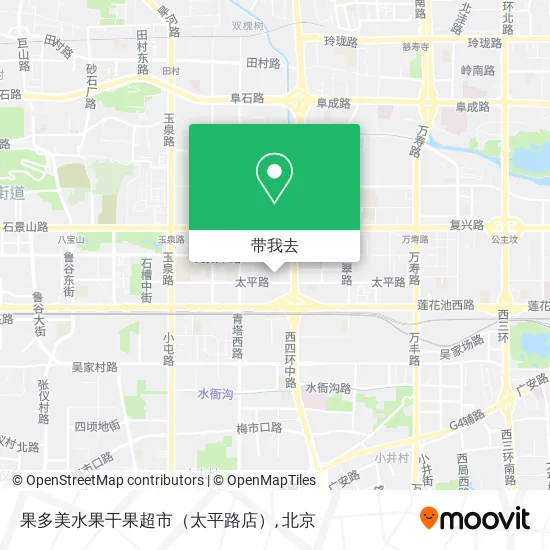 果多美水果干果超市（太平路店）地图