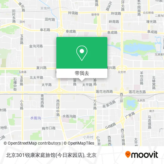 北京301锐康家庭旅馆(今日家园店)地图