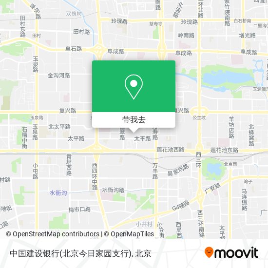 中国建设银行(北京今日家园支行)地图