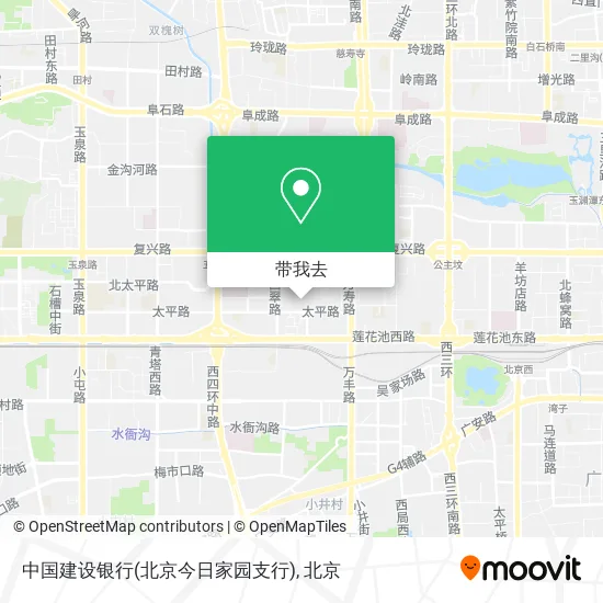 中国建设银行(北京今日家园支行)地图